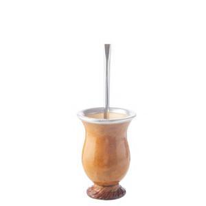 Cuia de purungo taça com bomba - Ref 66